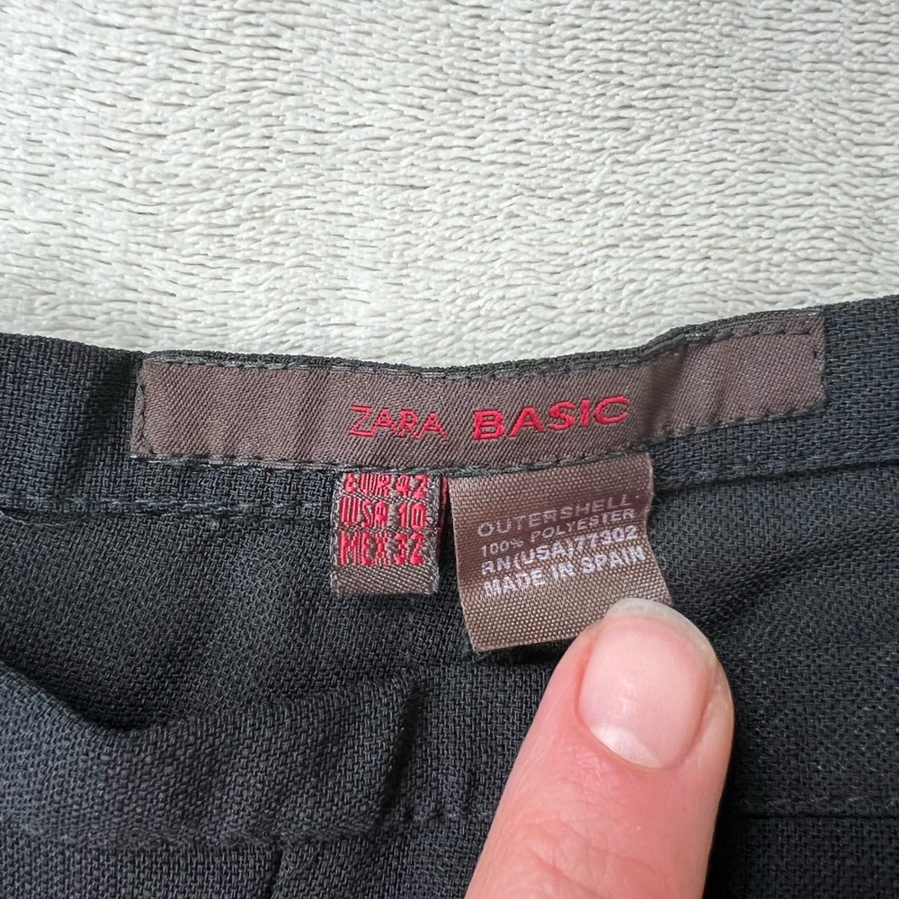 Zara Basic High-Waist Sheer Pants - image 2